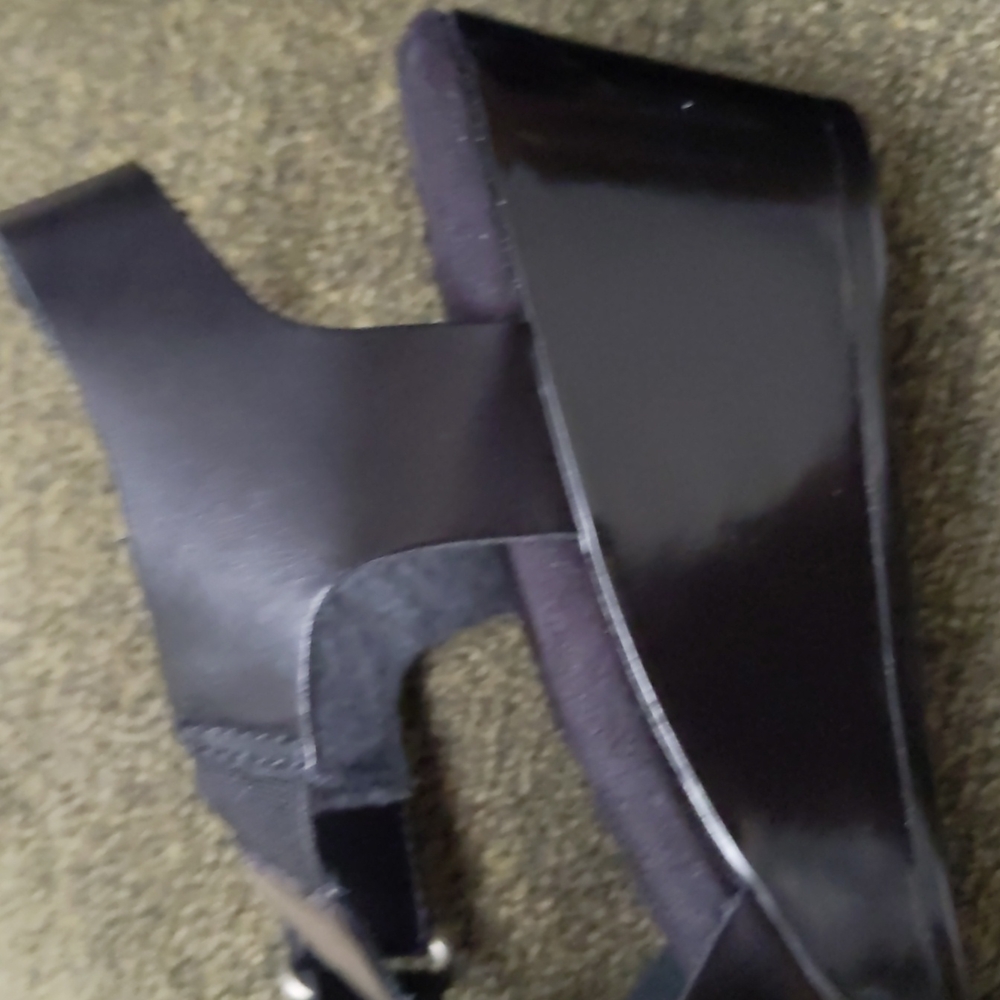 Walking Cradles Newton Black Leather Strappy Sandal Size 10 EUC - Picture 13 of 15